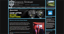 Desktop Screenshot of gordonstewartgolf.com