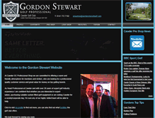 Tablet Screenshot of gordonstewartgolf.com